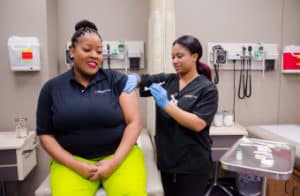 Students Learning Medical Assisting at Community Care College
