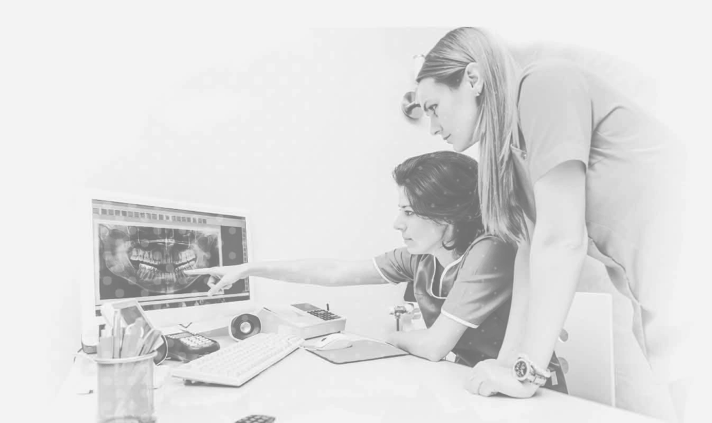 Student Learning Dental Assisting at Community Care College