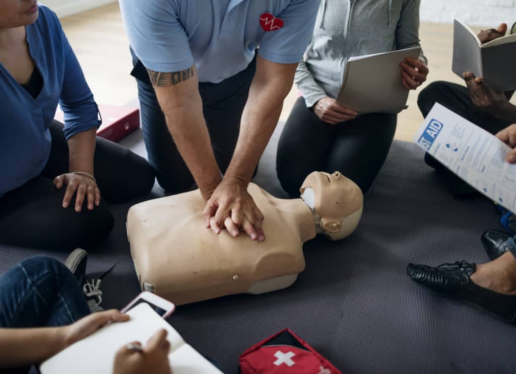 CPR dummy in training