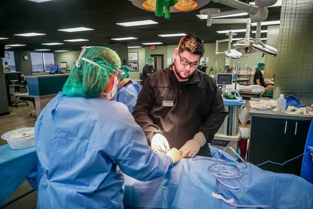CCC Surgical Technicians Perform Operation